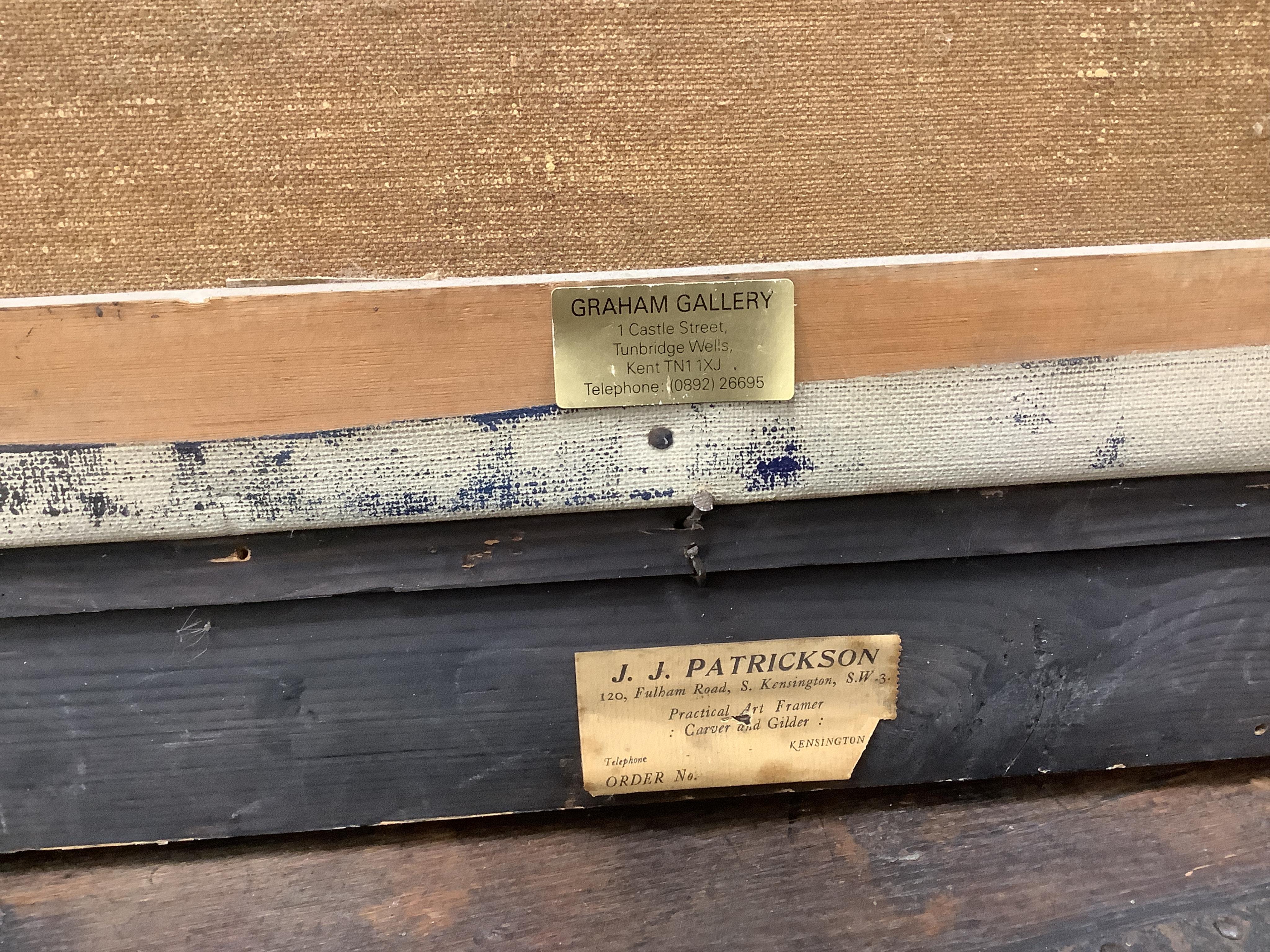 John Thomas Young Gilroy (1898-1985), Still life of flowers in a vase, signed, details verso, oil on canvas, 75 x 62cm